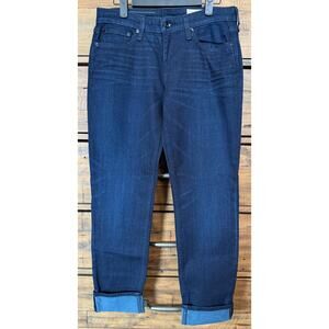 Rag & Bone Dre Jeans Women's 25 Esme Low Rise Slim Boyfriend Dark Denim NWT